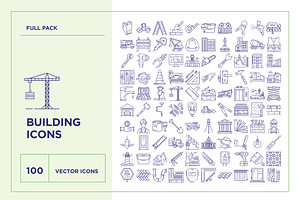 Building And Construction Icon Set