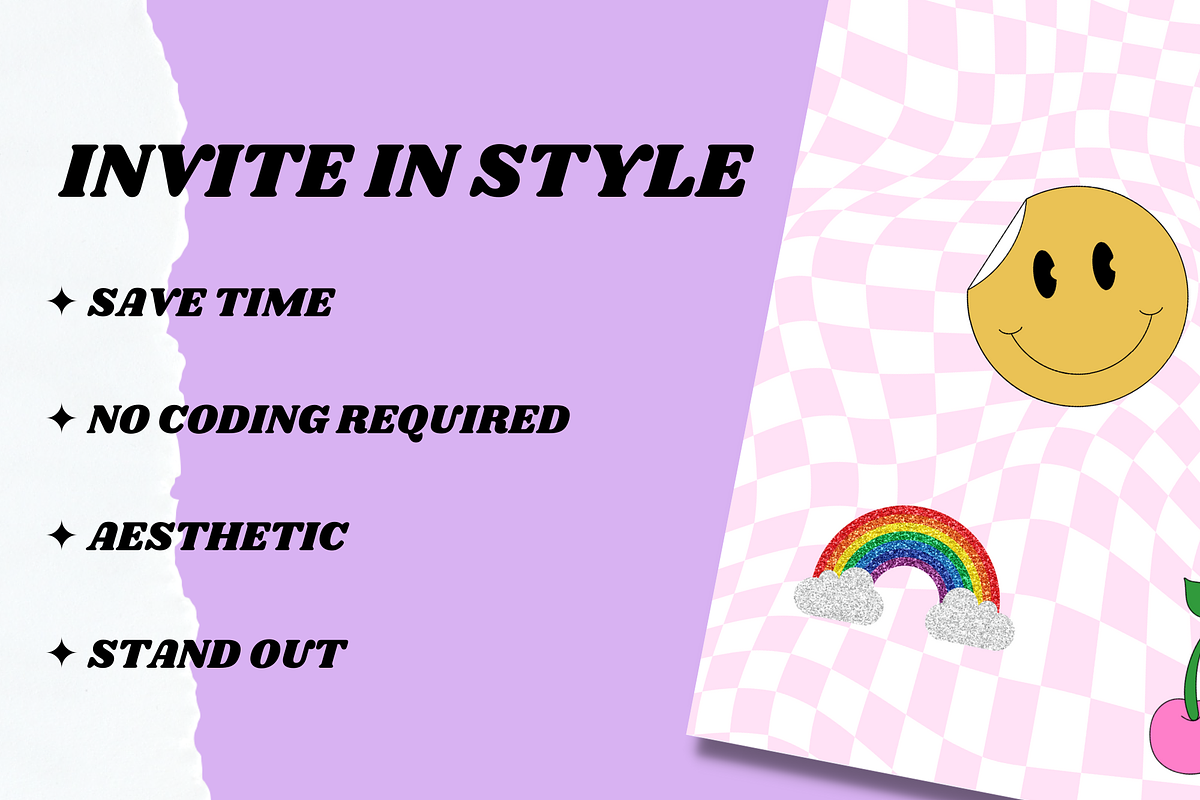 Birthday Invitation for Girl, Retro, an Invitation Template by PLANETSEL (Photo 2 of 4)