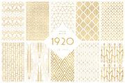 1920 Art Deco Seamless Patterns, a Pattern Graphic by The Paper Town (Thumbnail 9 of 15)