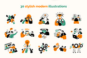 Teamwork Concept Set Vector, an Object Graphic by 35lab (Thumbnail 5 of 6)