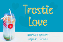 Trostie Love | Handwritten Font