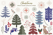 Christmas Doodle Collection, a Decorative Illustration by Papatongartist (Thumbnail 3 of 4)
