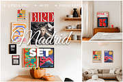 Poster Mockups 6PSD Set Madrid, a Poster Template by SigaSigaMockup (Thumbnail 1 of 4)