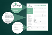 Wholesale Order Form Template, a Stationery Template by Hues of Hodges (Thumbnail 2 of 2)