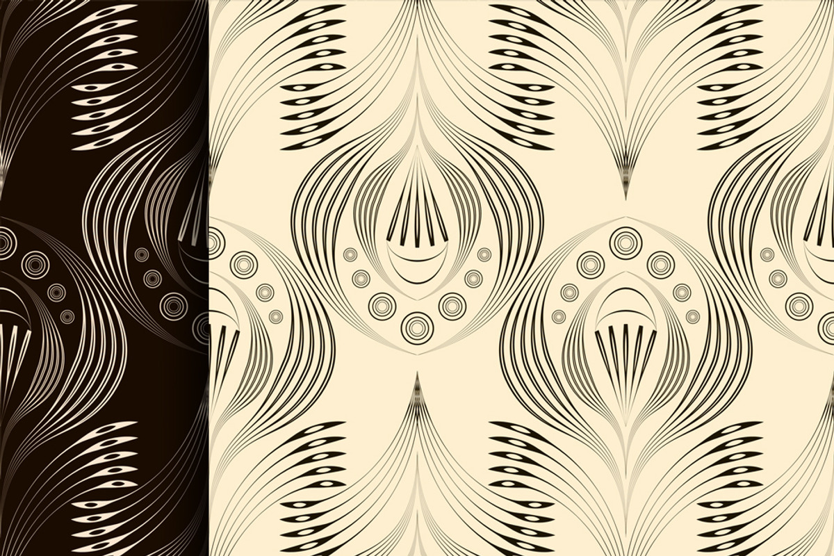 Patterns modern backgrounds Art Deco, a Pattern Graphic by Futurel (Photo 2 of 5)