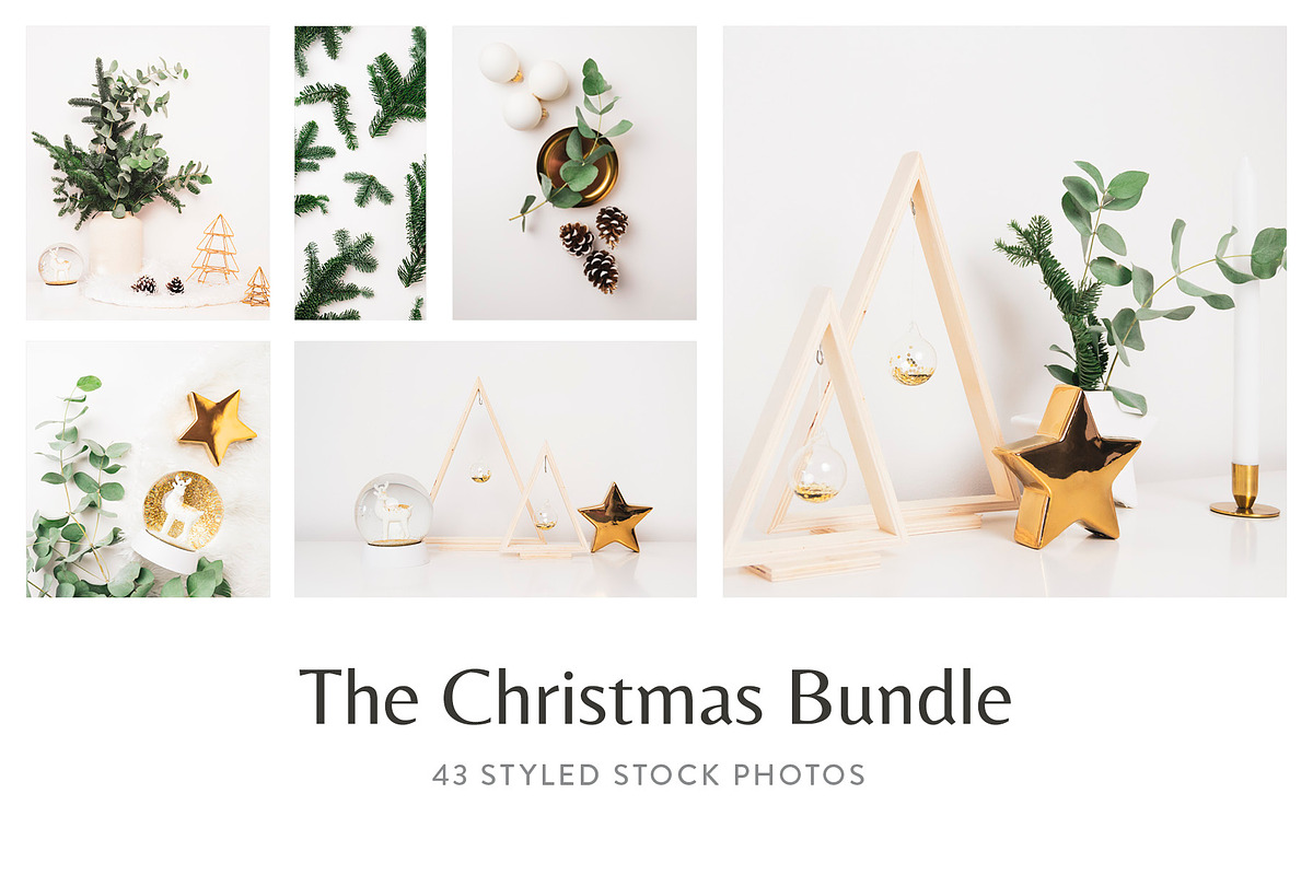 Christmas Styled Stock Photo Bundle, a Books & Magazine Mockup by GT Studio (Photo 1 of 45)