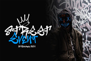 Marker Queen - Graffiti Display Font, a Font by Ideal Eksis (Thumbnail 2 of 10)