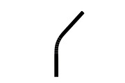 Bent Drinking Straw Silhouettes, a Graphic by hafijul (Thumbnail 8 of 10)