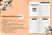 Period Tracker Kdp Interior, a Stationery Template by Hurairagraphics (Thumbnail 3 of 4)