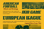KUNEX | Athletic Font, a Font by twinstd (Thumbnail 7 of 13)