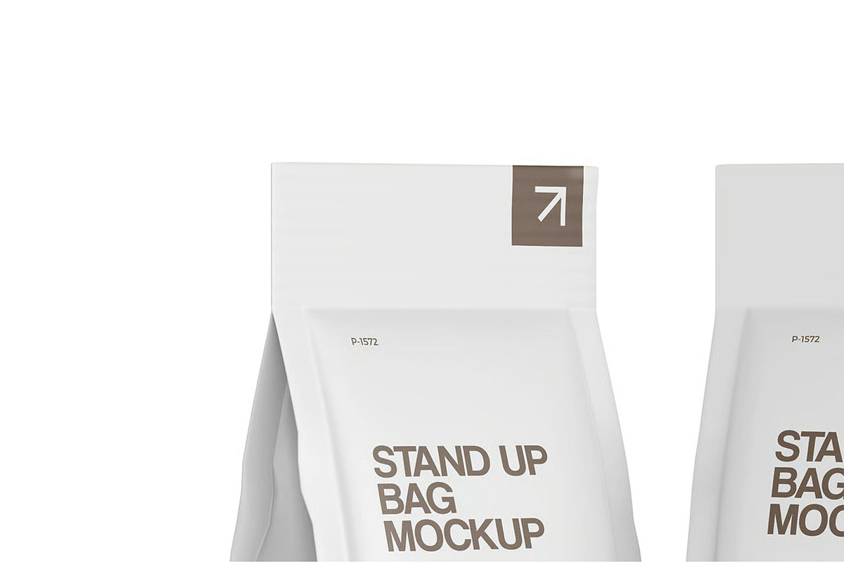 Paper Food or Cofee Pouch Bag Mockup, a Packaging Mockup by zphotographystudio (Photo 6 of 7)