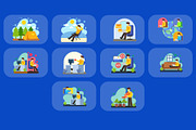 Human Activity Illustration Pack, an Illustration by baii09 (Thumbnail 4 of 4)