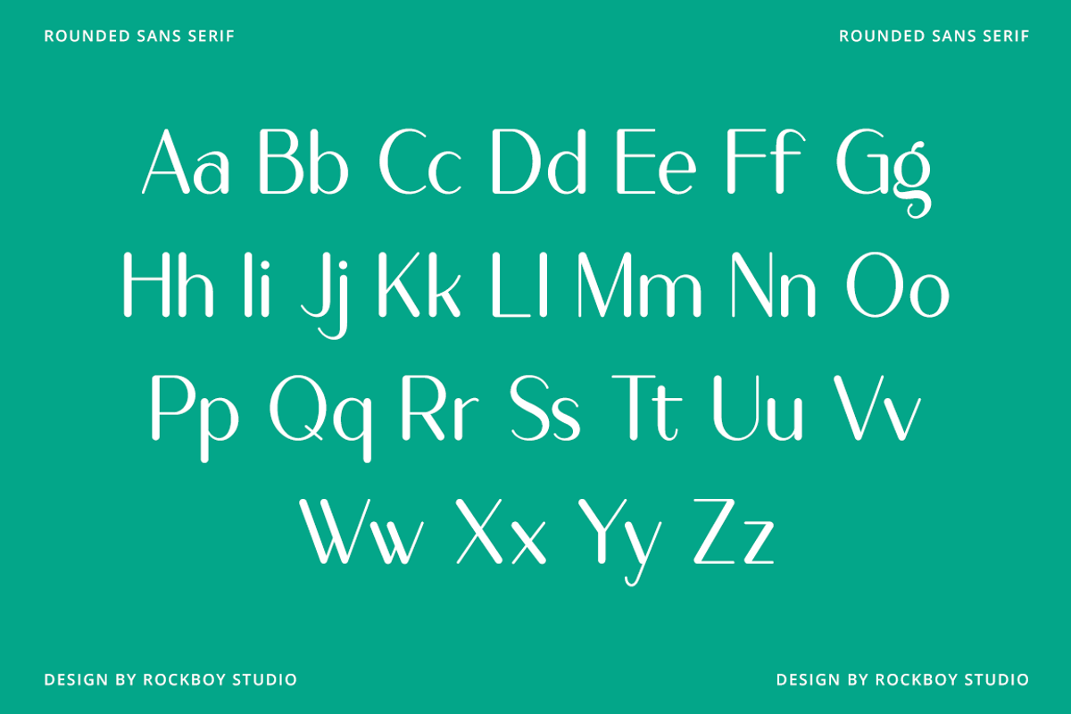 Alaskha - Advertisement Font, a Sans Serif Font by RockboyStd (Photo 8 of 11)