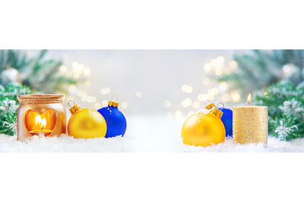 Beautiful christmas background with, a Holiday Photo by yanadjana