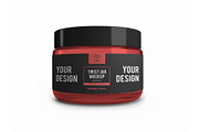 Twist Jar Packaging Mockup Template, a Packaging Mockup by DesignRushMarket (Thumbnail 2 of 11)