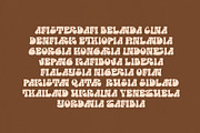 Super Dance Groovy Font, a Slab Serif Font by RantautypeStudio (Thumbnail 9 of 15)