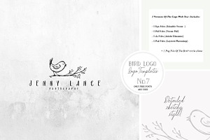Bird Logo -Sketchy Artistic style 7
