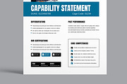 Capability Statement Layout Template, a Stationery Template by MightyDesign (Thumbnail 5 of 8)