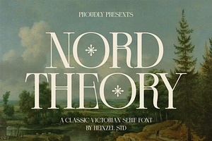 Nord Theory Classic Serif Font, a Serif Font by Heinzel Std