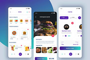 Food delivery mobile app, a Templates & Theme by INDERNEILk (Thumbnail 3 of 3)