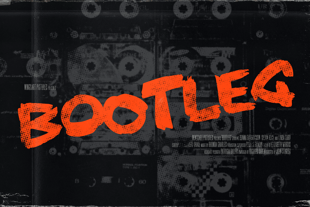 Wasted Youth: 90s Grunge Brush Font, a Handwritten Font by Wingsart Studio (Photo 14 of 20)