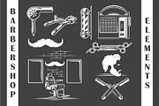 9 Barbershop Logos Templates Vol.2, a Branding & Logo Template by Art Design (Thumbnail 4 of 9)