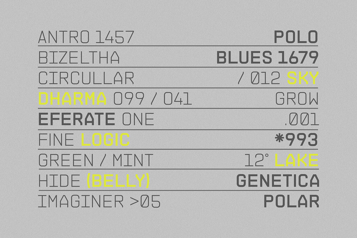NEUMONOPOLAR, a Sans Serif Font by OWL KING (Photo 10 of 12)