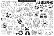 Grunge Graffiti Doodles Vector Pack, a Decorative Illustration by Lindy_doodle (Thumbnail 11 of 13)