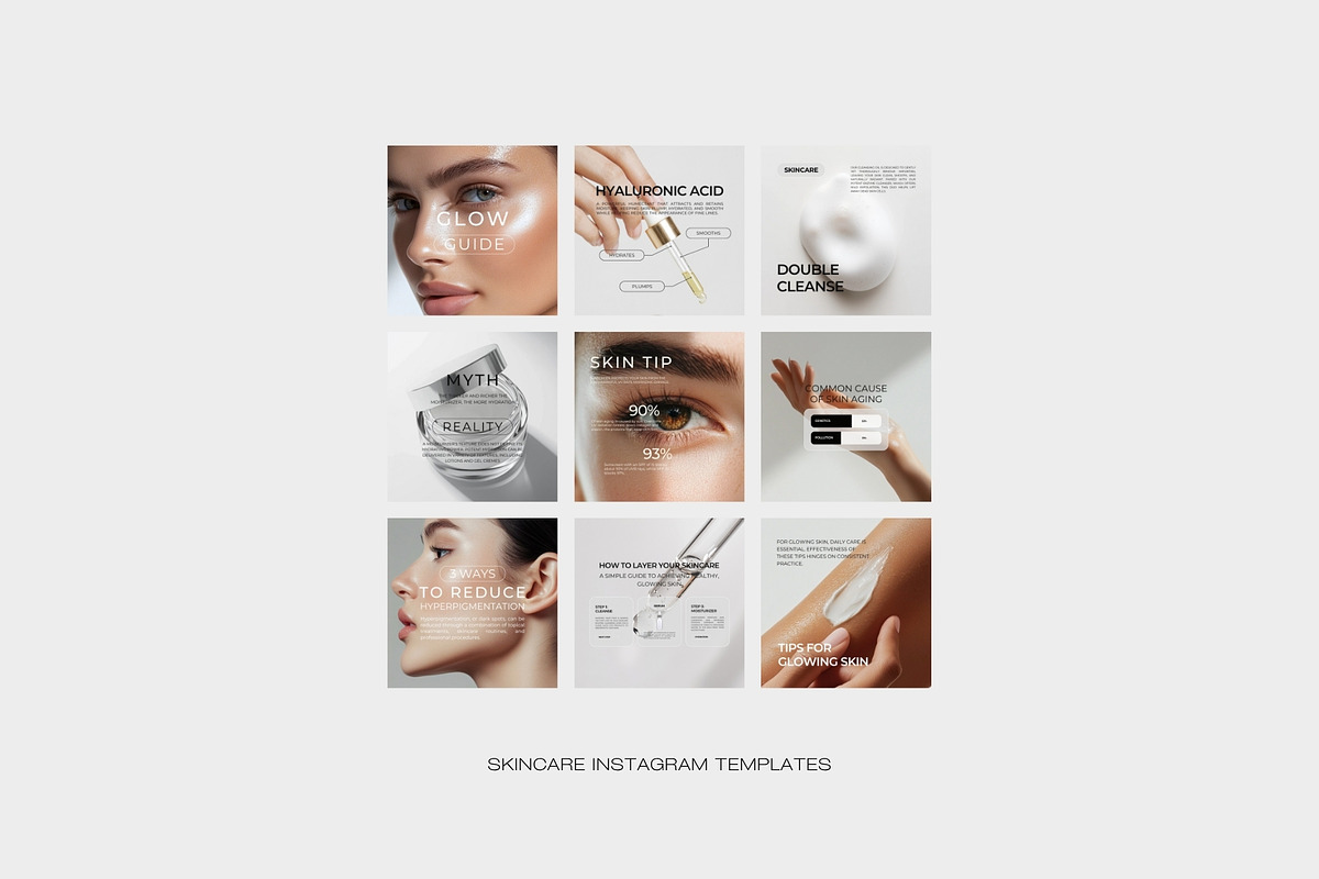 200 Skincare Instagram Templates II, a Social Media Template by Instprofi | Studio Estimo (Photo 9 of 9)
