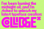 Collidge - Bold Ligature Rich Font, a Sans Serif Font by SilverStag Type Foundry (Thumbnail 11 of 16)
