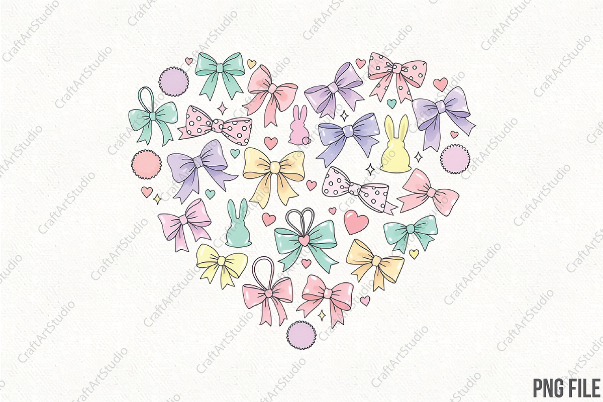 Easter Heart PNG, an Illustration by CraftArtStudio (Photo 1 of 4)