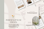 Perimenopause Ebook Canva Template, a Presentation Template by Naturopath Hub (Thumbnail 1 of 9)