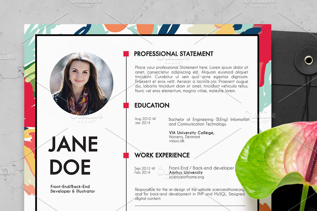 Savanah | Resume & Cover Letter, a Resume Template by Gabellare (Photo 2 of 4)
