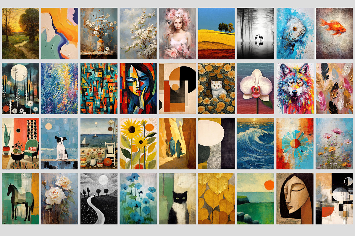 Various artistic abstract prints, a Pattern Graphic by Muzi pear studio (Photo 12 of 12)