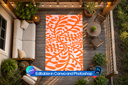 Zen terrace rug mockup, an Advertising Mockup by Rami's Mockups (Thumbnail 1 of 3)