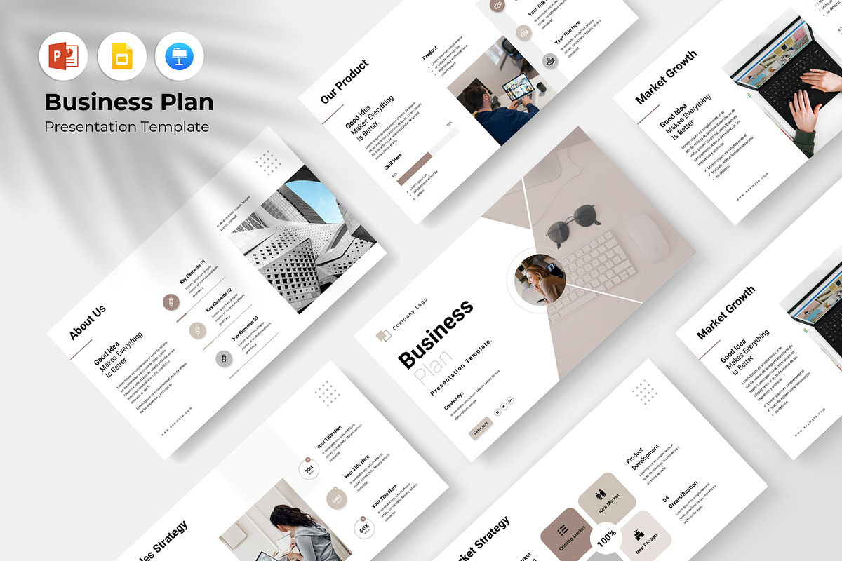 Business Plan Presentation Template, a Presentation Template by Dream-Lab (Photo 1 of 7)