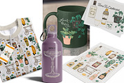 Cocktails Barware Illustrations, an Illustration by Bridgett Stahlman Design (Thumbnail 5 of 5)