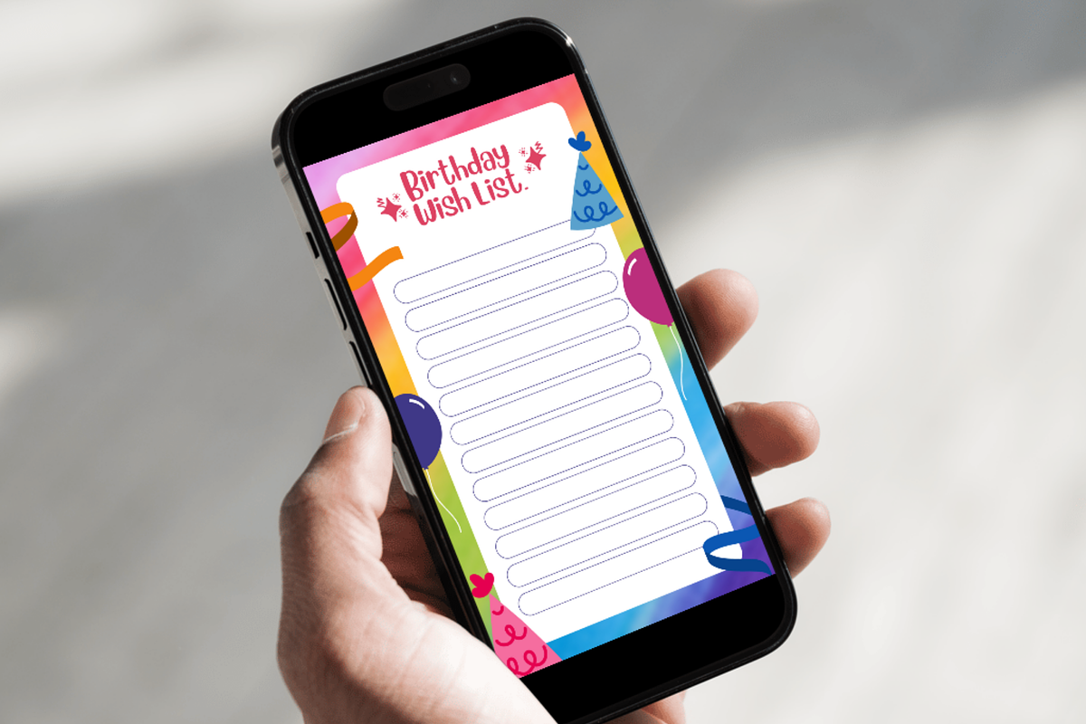 Colorful Happy Birthday Wish List, a Templates & Theme by TemplateCastleStore (Photo 6 of 9)