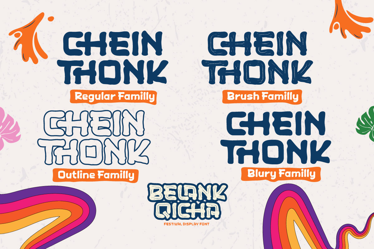 Belank Qicha - Festival Display Font, a Handwritten Font by twinstd (Photo 7 of 9)