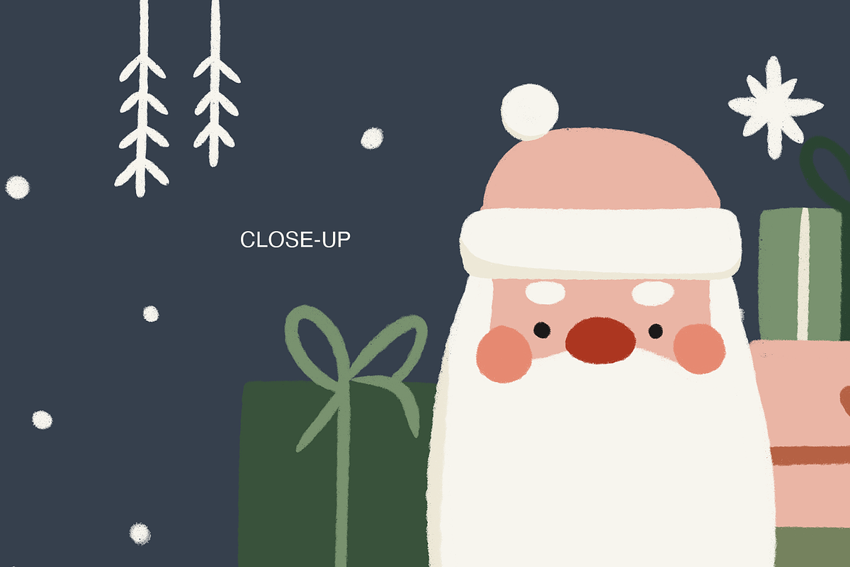 Cozy Christmas Seamless Pattern, a Seasonal Illustration by Mariia Kovalchuk (Photo 11 of 12)