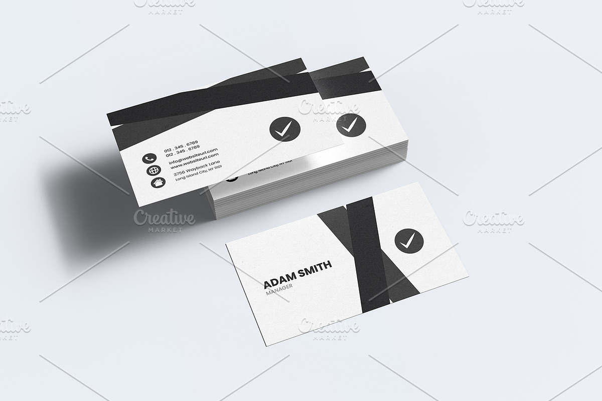 Editable Business Card Template, a Business Card Template by MadeByShahbaz (Photo 2 of 2)