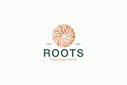 Abstract Roots Logo on Circle Shape, a Branding & Logo Template by Signatoro (Thumbnail 1 of 3)