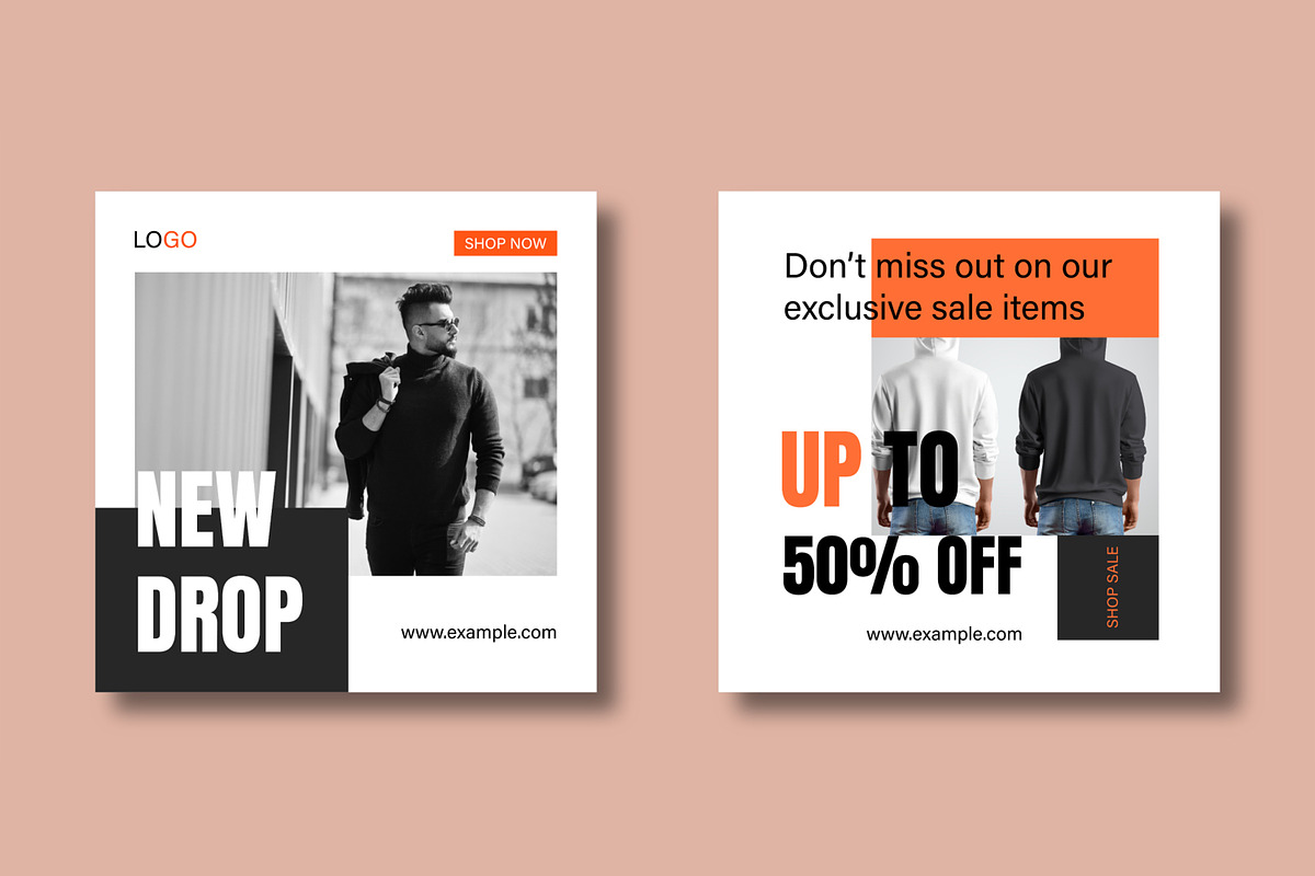 Fashion Social Media Template, a Social Media Template by MightyDesign (Photo 3 of 8)