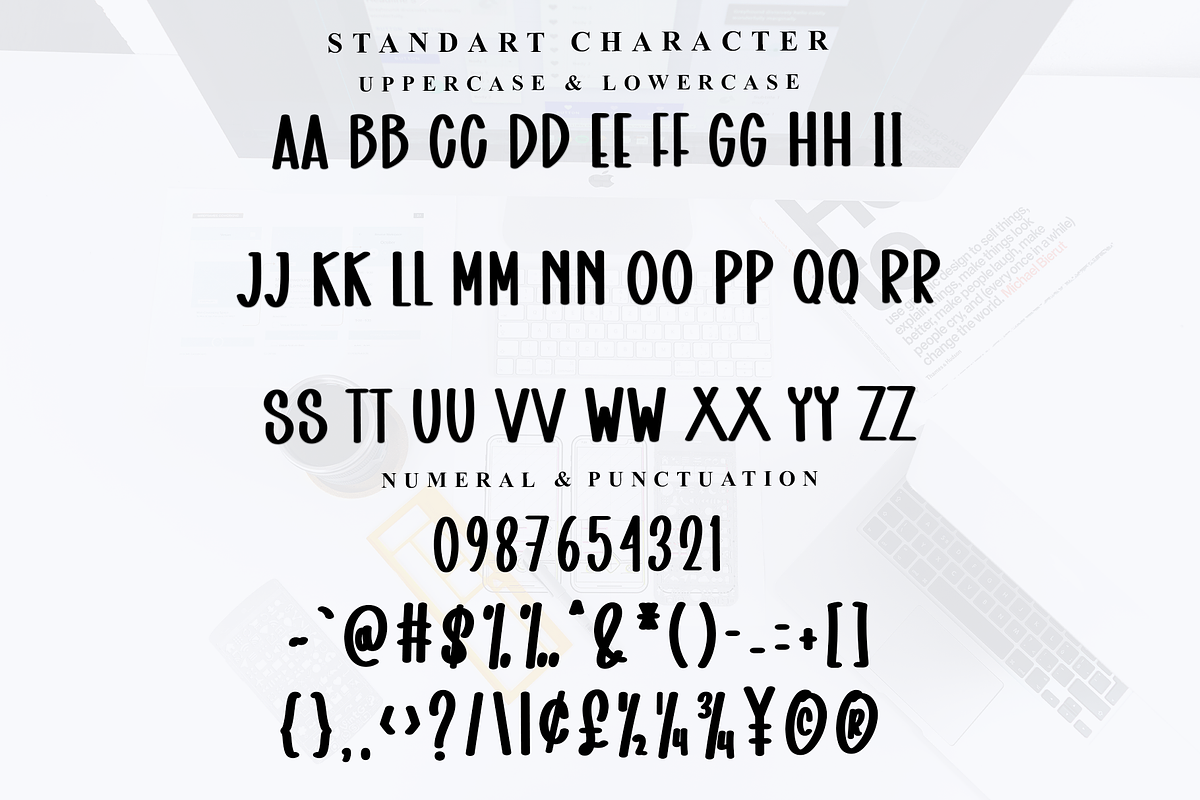 Mocup Design, a Script Font by FreshTypeINK (Photo 5 of 8)