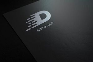 Fast D Logo Template