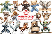 Martial Arts Animals Sublimation, an Illustration by Dream Creation (Thumbnail 1 of 6)