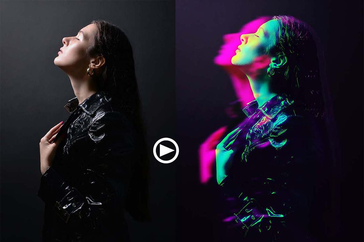 Cyber Anaglyph FX Photoshop Action, an Action Add-On by Studio Retouch (Photo 5 of 16)