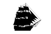 Vintage Sailing Ship SVG Bundle, an Illustration by Designs_River (Thumbnail 14 of 31)