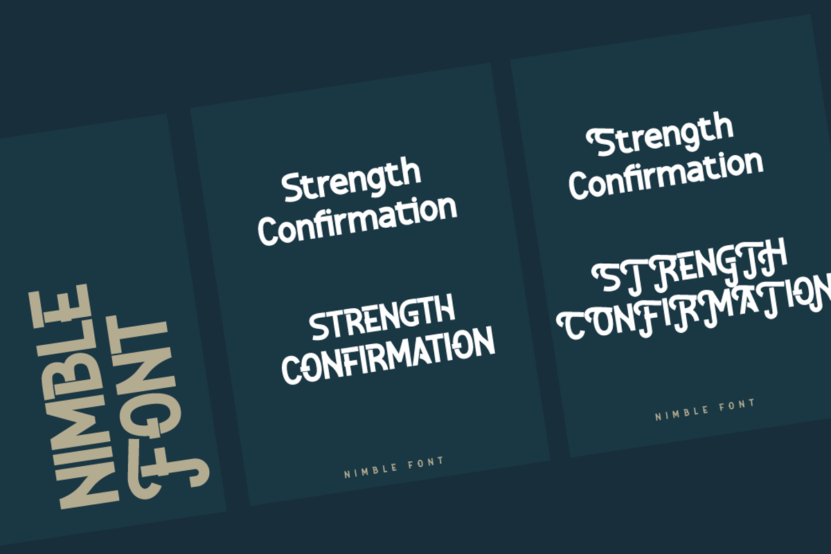 Nimble, a Sans Serif Font by twinstd (Photo 6 of 11)