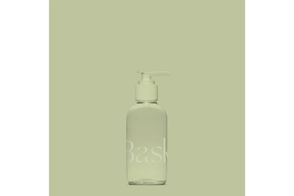 Glass Cosmetic Pump Bottle Mockup, a Pens & Pencil Mockup by Copal (Photo 7 of 17)